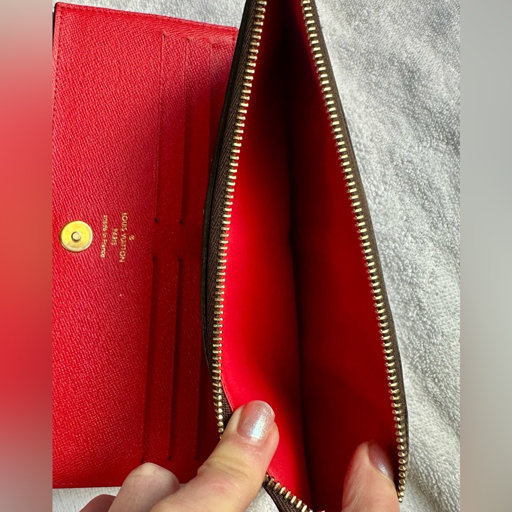 Louis Vuitton Monogram Canvas Adele Wallet Coquelicot Article: M61287 - Picture 10 of 16